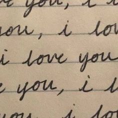 handwriting written on lined paper with writing underneath it that says, if you don't love