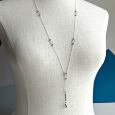 Labradorite Necklace Y Necklace Lariat Necklace Layering Necklace Dainty Necklace Gemstone Necklace Delicate Necklace Valentine's Day - Etsy Sterling Silver Lariat Charm Necklaces With Adjustable Chain, Sterling Silver Lariat Charm Necklace With Adjustable Chain, Minimalist Lariat Necklace With Satellite Chain, Adjustable Minimalist Teardrop Pendant Charm Necklaces, Adjustable Delicate Pendant Lariat Necklace, Sterling Silver Dangle Lariat Necklace With Delicate Chain, Adjustable Delicate Chain Lariat Necklace With Pendant, Delicate Adjustable Everyday Lariat Necklace, Adjustable Delicate Chain Lariat Pendant Necklace