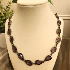 Extra Long--37" With 3" Extender Can Be Worn Singled, Doubled, Etc, Formal Adjustable Necklace With Stones, Chicos Jewelry, Extra Long, Long Necklace, Womens Jewelry Necklace, Topaz, Jewelry Necklaces, Necklaces, Women Jewelry