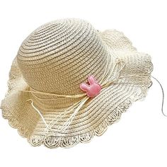 Ivory Straw Hat with Light Pink Bunny Patch, 52cm round | Ce Co. | Ivory Straw Hat w/ Bunny Patch, Light Pink (Multicolor, One Size) | Maisonette collects the best children’s products from around the world (unlike Zulily, Etsy, The Tot, Farfetch Kids, Childrensalon, Crate and Kids, Kohls, Wayfair, Buy Buy Baby, Nordstroms, Mini Boden, J.Crew Factory, or PotteryBarn Kids), creating a curated shopping experience for you. Think of us as your shortcut to fashion for litte ones! Kids Holiday Gifts, Pink Bunny, Boy Accessories, Buy Buy, Buy Buy Baby, Scarf Jewelry, Mini Boden, Holidays With Kids, Shoes Booties