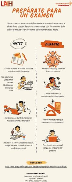 an info poster showing the different types of people in spanish and english, as well as pictures