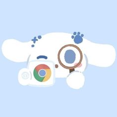 an image of a dog laying down with its paw on top of a google logo