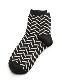 Chevron Ankle Sock | Banana Republic Ankle Sock, Ankle Socks, Socks Women, Banana Republic, Comfort Fit, Cotton Blend, Socks, Couture, How To Wear