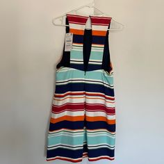 Never Been Worn. With Tags. From Zara’s Trafaluc Collection. Size Large Casual Multicolor Vertical Stripe Dresses, Casual Multicolor Striped Dresses, Casual Multicolor Dress With Vertical Stripes, Casual Multicolor Dresses With Vertical Stripes, Spring Multicolor Striped Dresses, Spring Dresses With Vertical Stripes In Multicolor, Striped Sundress With Lining, Striped Lined Sundress, Chic Multicolor Vertical Stripes Dress