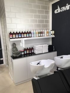 the salon is clean and ready for customers to use