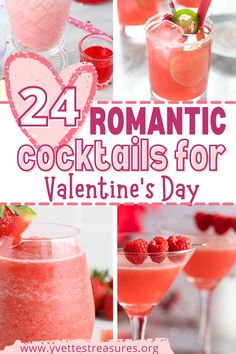 cocktails for Valentine's Day