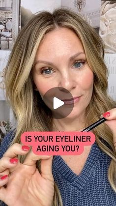 Eyeshadow Makeup Blue Eyes, Over 50 Natural Makeup, How To Apply Eyeliner Over 40, Eye Make Up Over 40 How To Apply, Makeup Tutorial For Women In Their 40s, Makeup Looks For 50 Year Old Women, 40 Year Old Eye Makeup, Makeup For Aging Skin Over 40, Eyeliner For 40 Year Old Women