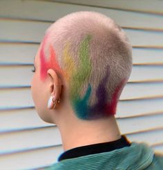 Buzz Cut Styles, Buzzed Hair Women, Shaved Head Designs, Buzz Cut Hairstyles, Dyed Hair Men, Shaved Hair Designs, Buzzed Hair, Cut Hairstyles, Gender Stereotypes