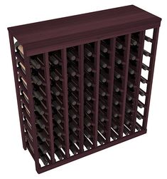 a 3d rendering of a wine rack with many bottles stacked on top of each other