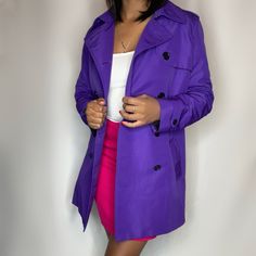 Purple Rain Trench Coat With Belt Included Purple Ralph Lauren, Rain Trench Coat, Coat With Belt, Purple Rain, Trench Coats, Color Purple, Trench Coat, Jackets & Coats, Jackets For Women