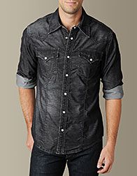 True Religion Mens Shirts - Mens Western Shirts Mens Corduroy, Men's Denim Style, Manly Man, Mens Western, Western Apparel, Style Evolution, Mens Designer Shirts, Denim Shirts, Designer Shirts