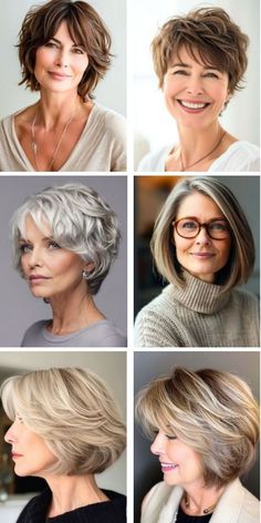 90 Bob Haircuts For Women Over 50: Medium, Short, And Layered Styles 2024 43 Classic Layered Bob, Bob Haircuts For Women Over 50, Shorter Layered Haircuts, Medium Bob Haircut, Layered Haircuts With Bangs, Wavy Bob Haircuts, Short Hair Hacks, Messy Short Hair