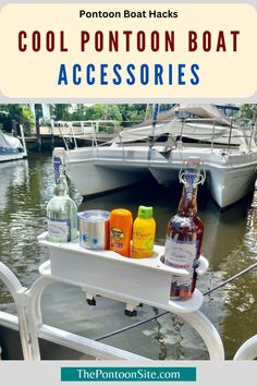 the pontoon boat hacks - cool pontoon boat accessories