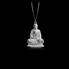 Find peace and enlightenment with our gold Buddha pendant, exquisitely crafted in the USA. Symbolizing serenity, wisdom, and spiritual awakening, each piece is a sanctuary of calm and reflection. PENDANT INFORMATIONThis pendant is made of real, solid gold.• Made in USA• Material: 14k or 18k solid gold• Finish: polished• Height: 1.28" (32,5 mm) x Width: 0.8" (20,5 mm)• Pendant weight: approx. 6 grams (14k)• Bail: fits up to 4 mm chains• Solid back, not hollow• A certificate of authenticity is included• Delivered in our elegant jewelry box, making it the perfect gift Shipping: All of our orders are custom-made. Please allow approximately 3 weeks for production and shipping. Shipping includes a tracking number and signature confirmation. The production timeline is an estimate and may fluctuat Buddha Pendant Necklace, Gold Buddha, Inner Wisdom, Buddha Pendant, Solid Gold Chains, Self Reflection, Box Making, Mini Pendants, Find Peace