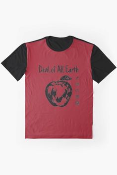 Eren Yeager Attack on Titan inspired earth devil founding titan t-shirt. Founding Titan, Earth Graphic, Eren Yeager, Artwork Design, Attack On Titan