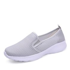 PRODUCT DESCRIPTION These Umai slip-on shoes can be worn with a variety of outfits. The classic look and comfortable upper material will become a go-to option for any wardrobe. Available in a variety of fashionable colors and patterns. Stylish and practical, these shoes are perfect for a day of shopping. The rounded toe gives off a casual look. Slip them on to stay protected from the elements and easy to move around. • Upper Material: Mesh (Air Mesh)• Outsole Material: EVA• Closure Type: Slip-On Women's Slip On Shoes, Of Outfits, Black White Pink, Navy And Green, Vans Classic Slip On Sneaker, Classic Looks, Slip On Shoes, Black Shoes, Casual Looks