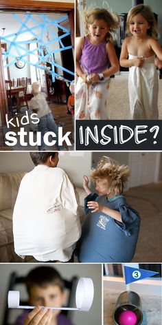 kids stuck inside? this is an awesome activity for the whole family