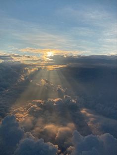 view of clouds from plane with sunshine glowing and illuminating Wildlife Biology, Practicing Mindfulness, Coping Strategies, The Roots, Biology, Mindfulness, Sun