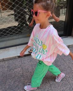 Kids Festival Outfits, Pre K Outfits, Summer Outfit With Sneakers, Little Kid Outfits, Kindergarten Outfit, Kids Street Style, Kids Ootd