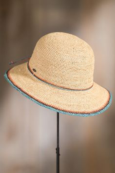 Crafted of natural raffia fiber, this chic, lightweight hat is poised to top your casuals with a fine summer presentation that shades you from the rays. Summer Presentation, Barret Hat, Fur Hats, Raffia Hat, Western Hats, Women's Hats, Cloche Hat, Fur Hat, Earmuffs