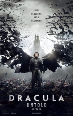 Dracula Untold Movie poster 24inx36in Poster 24x36 - Fame Collectibles The Expandables, Dracula Untold, Dominic Cooper, Movies 2014, Bram Stoker's Dracula, Septième Art, Film Horror, 강아지 그림