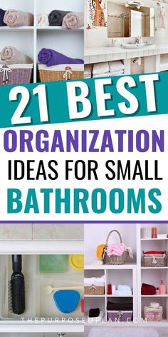 the best organization ideas for small bathrooms