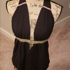 Halter Top With Multi Colored Tie Fitted Black Halter Neck Blouse, Black Halter Neck Blouse For Night Out, White Lace Tank Top, Open Back Tank Top, Crossover Top, Velvet Tank Top, Open Back Tank, Sheer Tank Top, Velvet Tank