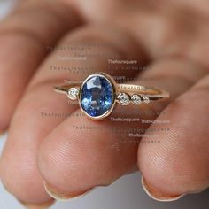 Delicate 14K Solid Gold SI diamond Ring, Bezel setting Ring, Dainty  Ring, Natural Diamond Delicate Ring, Product info:14k solid goldWhite Diamond: SI- I ClarityDiamond: 0.04ct , NaturalGemstone: sapphire, naturalRing size 7Item will be resized and shipped within 10 days.ITEM Will BE SHIPPED : India Speed PostTo get the item in 4-5 days, we can also ship it thru DHL express, please contact us before.Please select your size at the drop down menu.Thanks!♥Shipping Policy,:Processing time is 2-3 wee Bezel Engagement Ring Sapphire, Sapphire Bezel Ring, Ruby Ring Designs, Single Diamond Ring, Bezel Setting Ring, 5 Stone Ring, Sapphire Eternity Ring, Eternity Ring Gold, Starburst Earrings