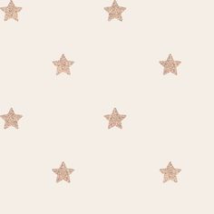 gold stars on a white background for wallpaper or fabric, with pink glitters