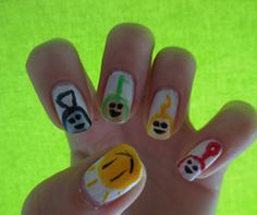 Teletubbies Nails, Simple Cartoon, Friend Group, Beautiful Nail Art, Cute Nail Designs, Beautiful Nails, Cute Nails