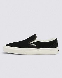 Casual Black Vans Slip-on Sneakers, Affordable Black Comfortable Slip-ons, Vans Slip On Black, Vans Black Slip-on Sneakers With Round Toe, Black Vans Slip-on Sneakers With Rubber Sole, Vans Store, Slip On Shoes, Everyday Essentials Products, Slip On