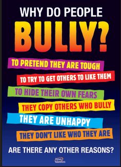 6 Great Posters on Bullying ~ Educational Technology and Mobile Learning #bullying #education Character Education, Why Do People, School Counselor, School Counseling, Social Emotional, Educational Technology, Social Skills, The Words, Education