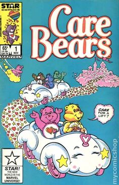 the cover to care bears comic book