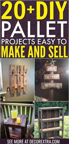 20 diy pallet projects to make and sell