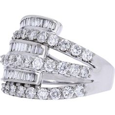 14K White Gold 2 Carat Diamond Solitaire Ring 14k White Gold Diamond Ring, Diamond Birthstone, Diamond Solitaire Ring, Gold Diamond Ring, White Gold Diamond Rings, Everlasting Love, White Gold Jewelry, Diamond Solitaire Rings, 2 Carat