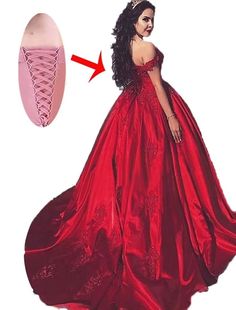 Ball Gown Evening Gown Luxurious Dress Valentine's Day Quinceanera Chapel Train Short Sleeve Off Shoulder Satin with Appliques Wedding Dresses Lace Corset, Nightout Club, Luxurious Dresses, Valentines Day Dresses, Lace Prom Dress, Ball Gowns Evening, Prom Dresses Online, Chapel Train, Satin Prom Dress