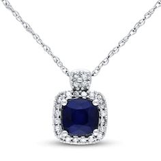 Cushion Cut Sapphire Jewelry For Formal Occasions, Formal Sapphire Jewelry Cushion Cut, Sapphire Diamond Cushion Cut Jewelry, Cushion Cut Sapphire Diamond Jewelry, Formal Cushion Cut Gemstone Necklace, Formal Sapphire Cushion Cut Jewelry, Sapphire Jewelry Cushion Cut Brilliant, Brilliant Cushion Cut Sapphire Jewelry, Sapphire Cushion Cut Jewelry With Brilliant Detail