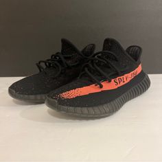 Size 10 - Adidas Yeezy Boost 350 V2 Red Stripe Used Slight Heel Drag 100% Guaranteed Authentic Check Out My Page For Nike Zoom, Airmax 97, 2090, 90, 95, One, Dunks, Blazer 77s, Jordan Retro, 1, 3, 5, 8, 10, Air Force 1s, Brooks Running, On Cloud, Ugg, Timberland, Yeezy, Converse, Vans, Adidas, Mens Yeezy, Air Force 1s, Jordan Retro 1, Brooks Running, Retro 1, Yeezy Boost 350 V2, Yeezy Shoes, Adidas Yeezy Boost 350, 350 V2