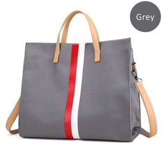 Canvas Ladies Work Bag Women Tote Hand Bag Shoulder Bag for Women Fashion Lady Shopping Canvas Stripe Tote Bags Female Handbags 【NOTES】1. 1 inch = 2.54 cm, 1cm = 0.39 inch.2. There might be slightly difference in color, because of the computer monitor settings.3. Due to the difference in the measurement method, please allow 1-3 cm in size deviation. Gray Rectangular Canvas Bag For School, Gray Tote Shoulder Bag For School, Gray Bag With Top Carry Handle For Daily Use, Gray Bag With Top Carry Handle For Everyday Use, Gray Daily Use Bag With Top Carry Handle, Gray Everyday Bag With Top Carry Handle, Gray Canvas Tote Bag, Gray Canvas Rectangular Shoulder Bag, Gray Rectangular Canvas Shoulder Bag