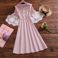 47721055977665|47721056010433|47721056043201|47721056075969 Casual Cotton Short Sleeve Dress For Spring, Cute Short Sleeve Summer Dresses, Spring Patchwork Dress With Doll Collar, Spring Patchwork Doll Collar Dress, Cute Summer Vintage Dress With Doll Collar, Summer Gingham Dresses With Patchwork, Gingham Patchwork Summer Dresses, Summer Gingham Patchwork Dress, Casual Patchwork Midi Dress With Short Sleeves