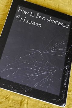 How to fix a shattered iPad screen - C.R.A.F.T. Monday Funday, Ipad Repair, Tailgating Recipes, E Mc2, Screen Repair, Sunday Funday, Working Hard