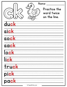 the letter k worksheet for kids to practice their handwriting and spelling with pictures