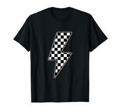 PRICES MAY VARY. Lightweight, Classic fit, Double-needle sleeve and bottom hem Checkered Shirt, Lightning Bolt, Shop Top, Fashion Brands, Branded T Shirts, Top Styles, Fashion Branding, T Shirts, T Shirt