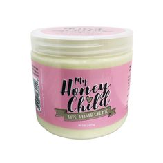 TYPE 4 Hair Creme 16 ounces – MyHoneyChild Scalp Moisturizer, 4c Hair Care, Hair Dye Ideas, Natural Hair Salons, Hair Specialist, Natural Hair Care Tips, Type 4 Hair, My Honey, 4c Natural Hair