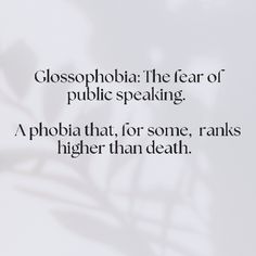 Conquering Glossophobia: Overcoming the Fear of Public Speaking 🎙️💪 Don't let the fear of speaking hold you back! Discover strategies, stories, and inspiration to face glossophobia head-on. Turn your fear into empowerment and find your voice on the stage. #Glossophobia #PublicSpeakingFear #FindYourVoice#fillerwords #publicspeaking #english #language #confidence #money #mindset #motivation #calm #breathe #success #lifestyle Fear Of Public Speaking, Fear Quotes, Find Your Voice, The Fear, Hold You