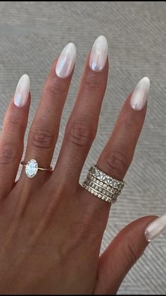 White Chrome Nails, Hoco Nails, Engagement Nails, Unghie Sfumate, Press Nails, Accessories Photography, Nails Press, White Chrome