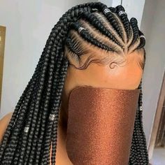 Futuristic Hair, Protective Hairstyles For Natural Hair, Fulani Braids, Pretty Braided Hairstyles, Cornrow Hairstyles, African Braids Hairstyles