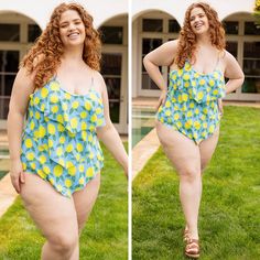 This swimsuit is calling your name! This chic swimmie has a fun lemon print you can wear with your favorite cover-ups and sandals! It's comfortable for all day wear, has a figure-flattering one-piece design, and features the cutest ruffles along the body! Wear this swimsuit all season long! 82% Polyamide, 18% Elasthane Fun Summer Tankini For Pool, Fun Tankini For Spring Poolside, Fruit Print Swimwear For Beach Season, Fruit Print Swimwear For Pool Beachwear, Fruit Print Beachwear Swimwear For Beach Season, Fruit Print Beachwear Swimwear For Pool, Beachwear Swimwear With Fruit Print For Pool, Spring Lemon Print Swimwear For Beach, Lemon Print Swimwear For Summer Vacation