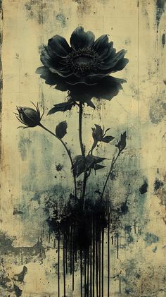 Gothic Grunge Flowers: Smilecore and Bronze Vintage Art Poster Grunge Poster Aesthetic, Dark Posters For Room, Grunge Poster Design, Gothic Posters, Cool Background Pics, Insta Background, Grunge Flowers, Cover Tattoos, Floral Grunge