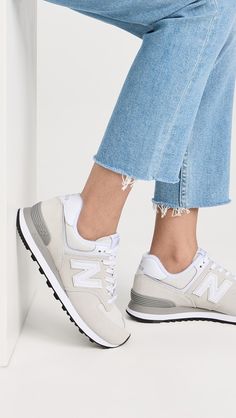 New Balance 574 Unisex Sneakers | Shopbop New Balance 515 Outfit, New Balance Shoes 574 Outfit, New Balance Outfit 574, New Balance 574 Outfit Women, New Balance 574 Outfit, Retro Sneakers Outfit, New Balance Wl574, Sporty Chic Outfits, New Balance 515